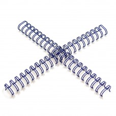 M-Bind Double Wire Bind 2:1 A4 - 1"(25.4mm) X 23 Loops, 50pcs/box, Blue